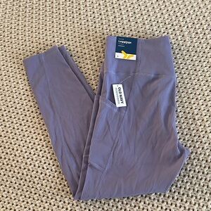 Old Navy Women’s Powersoft Ribbed Lavender Leggings 7/8 length